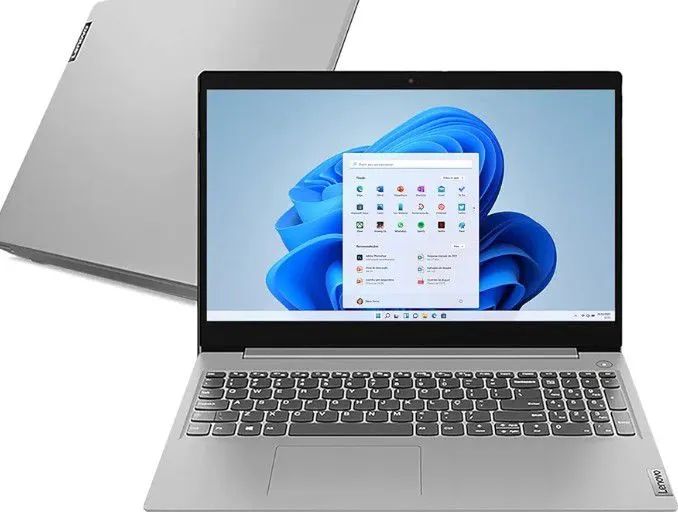 NOTEBOOK LENOVO RYZEN 7 5700U, 20GB RAM,  SSD 768GB. MUITO RÁPIDO