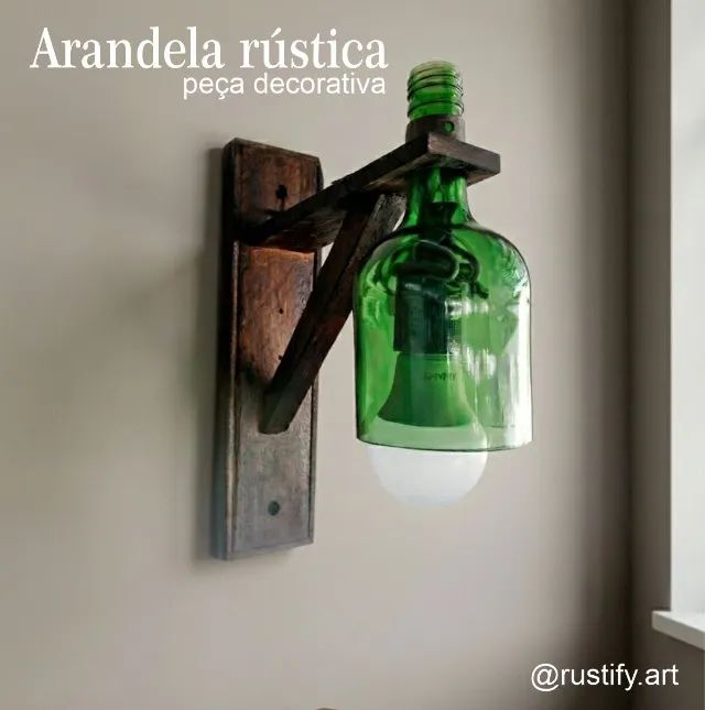 Arandela Estilizada - Ilumine Seu Espaço com Elegância e Personalidade! - Foto 3