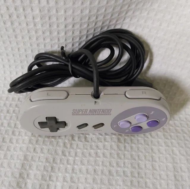 controle snes 001 LR grafado nao relevo original