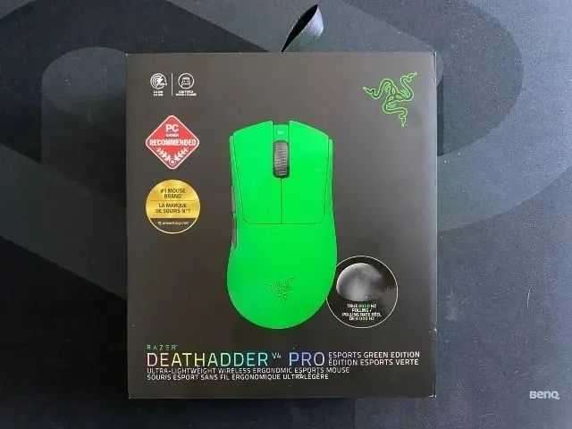 マウス・トラックボール Razer DeathAdder V4 Pro Green Edition Razer Deathadder V4 PRO GREEN EDITION - Periféricos e Acessórios