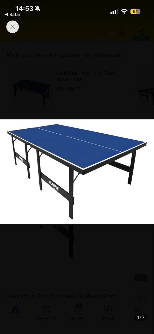 Mesa de ping pong