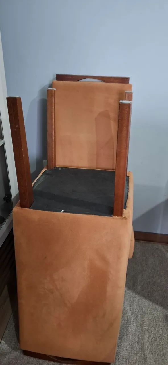 Cadeiras na cor terracota. - Foto 4