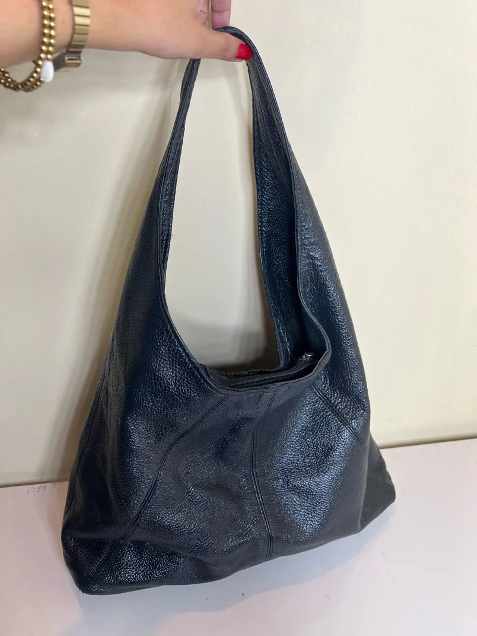 Bolsa feminina em couro legítimo  - Foto 3
