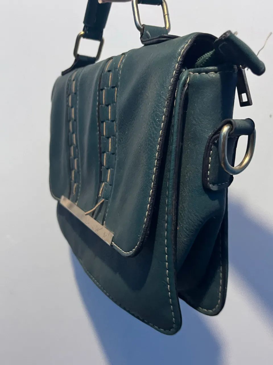 Bolsa verde escura  - Foto 3