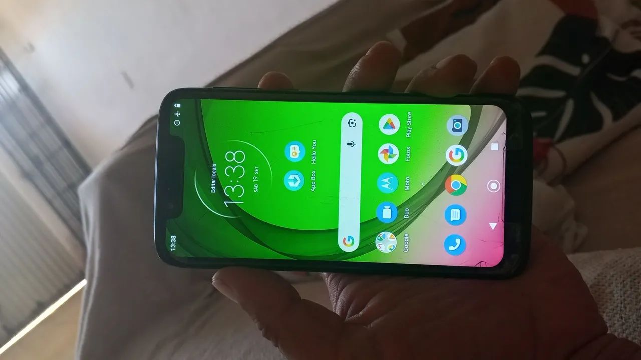 Motolora G7 play funcionando 