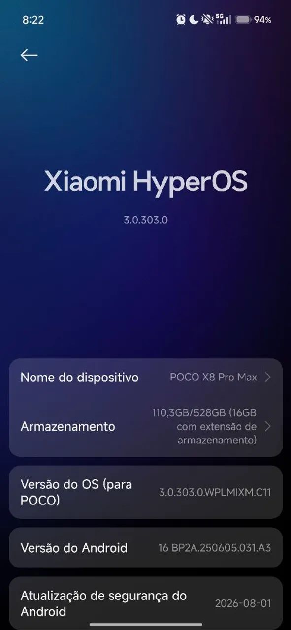 Poco X8 pro Max - LARANJA 512/12 GB - Seminovo! - Foto 3