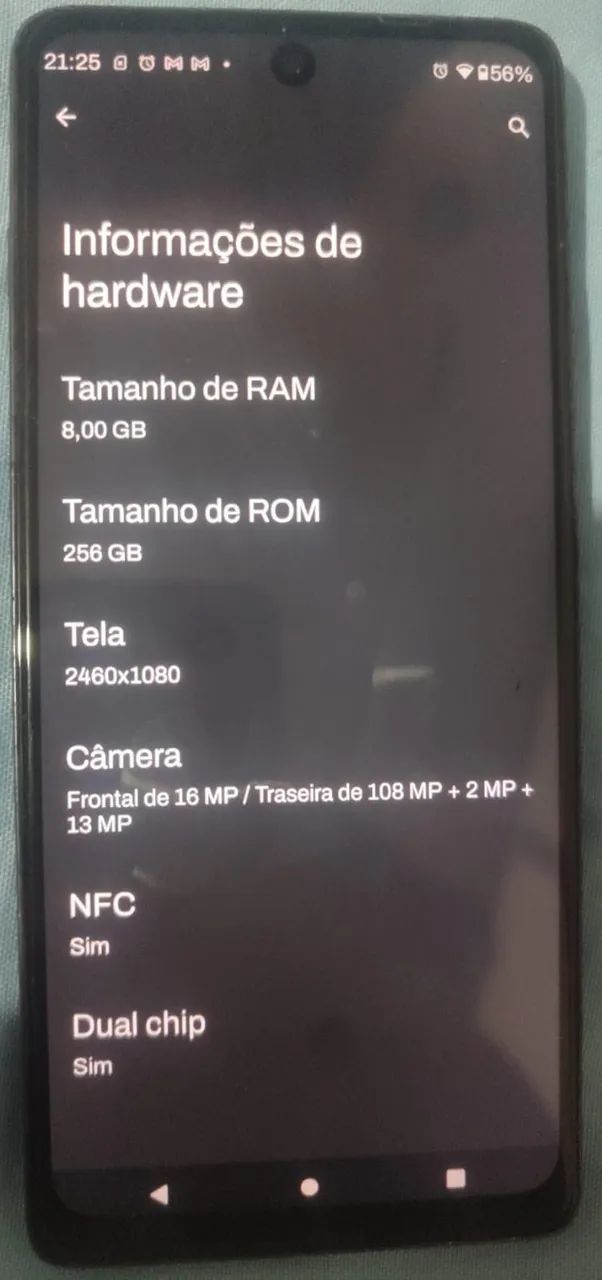 Moto G200 original 8+4 de RAM e 256 de armazenamento