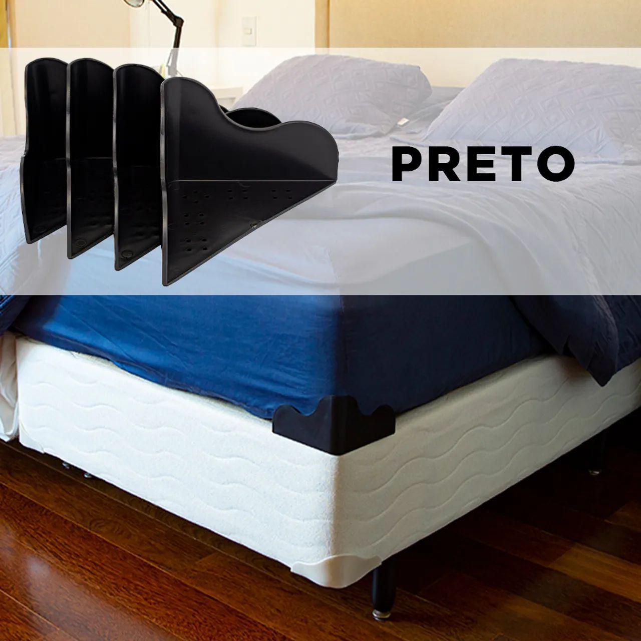 Cantoneiras para fixar colchões na cama box - Foto 2