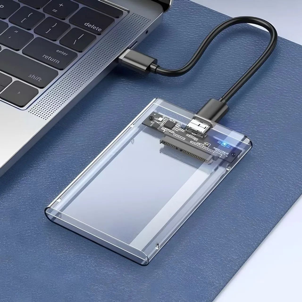 Case para HD e SSD sata USB 3.0 alta velocidade  - Foto 3