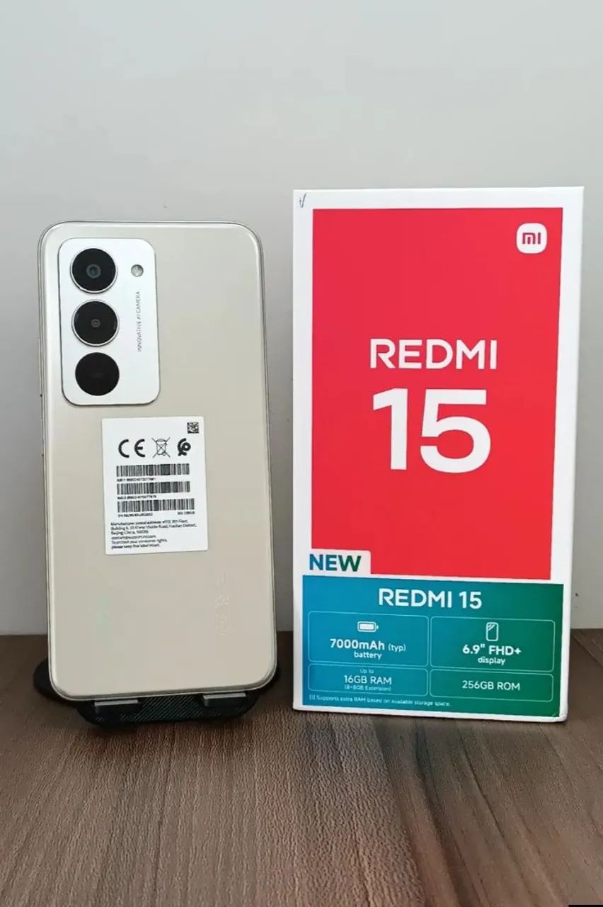 Redmi 15 4G 128/6 Novo, Lacrado, Global  - Foto 3