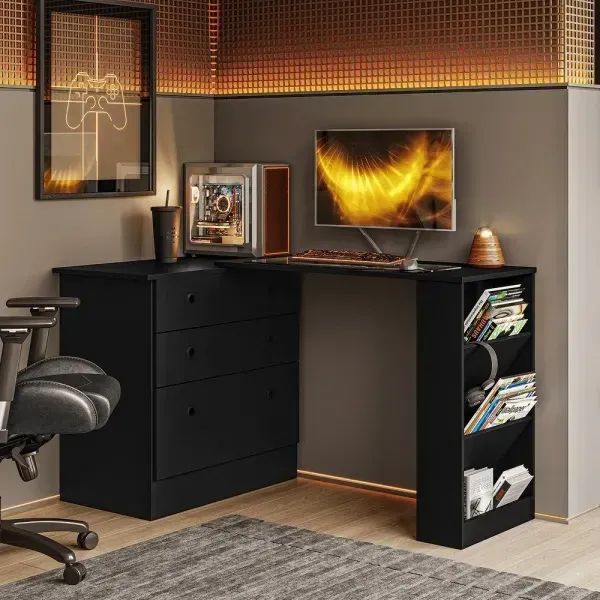 COMODA COM MESA GIRATORIA