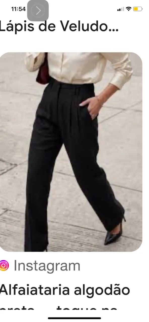 Calça sarja 