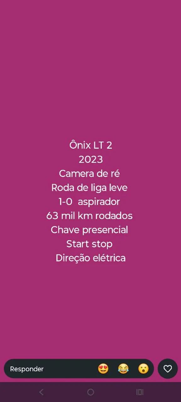 Chevrolet Onix 2023