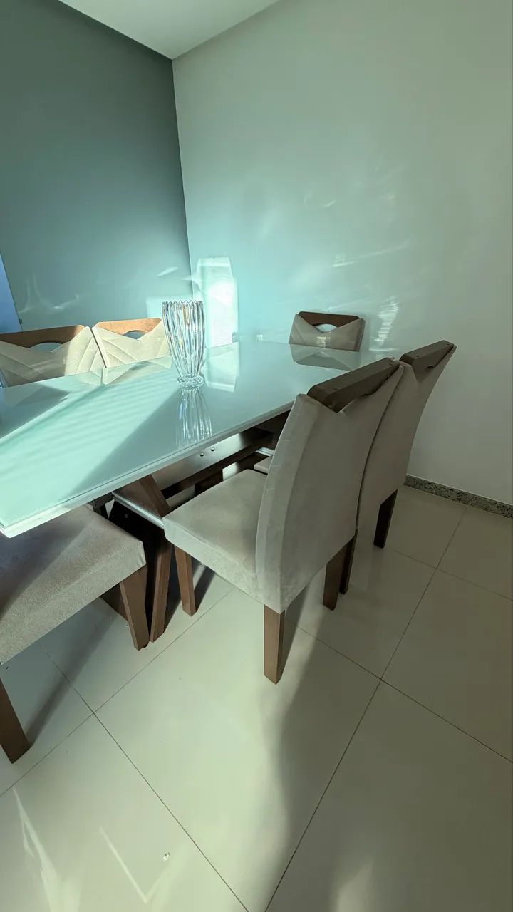 Mesa de jantar 6 cadeiras  - Foto 4