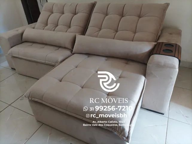 Sofá Cristal Retrátil e Reclinável - Conforto e Elegância