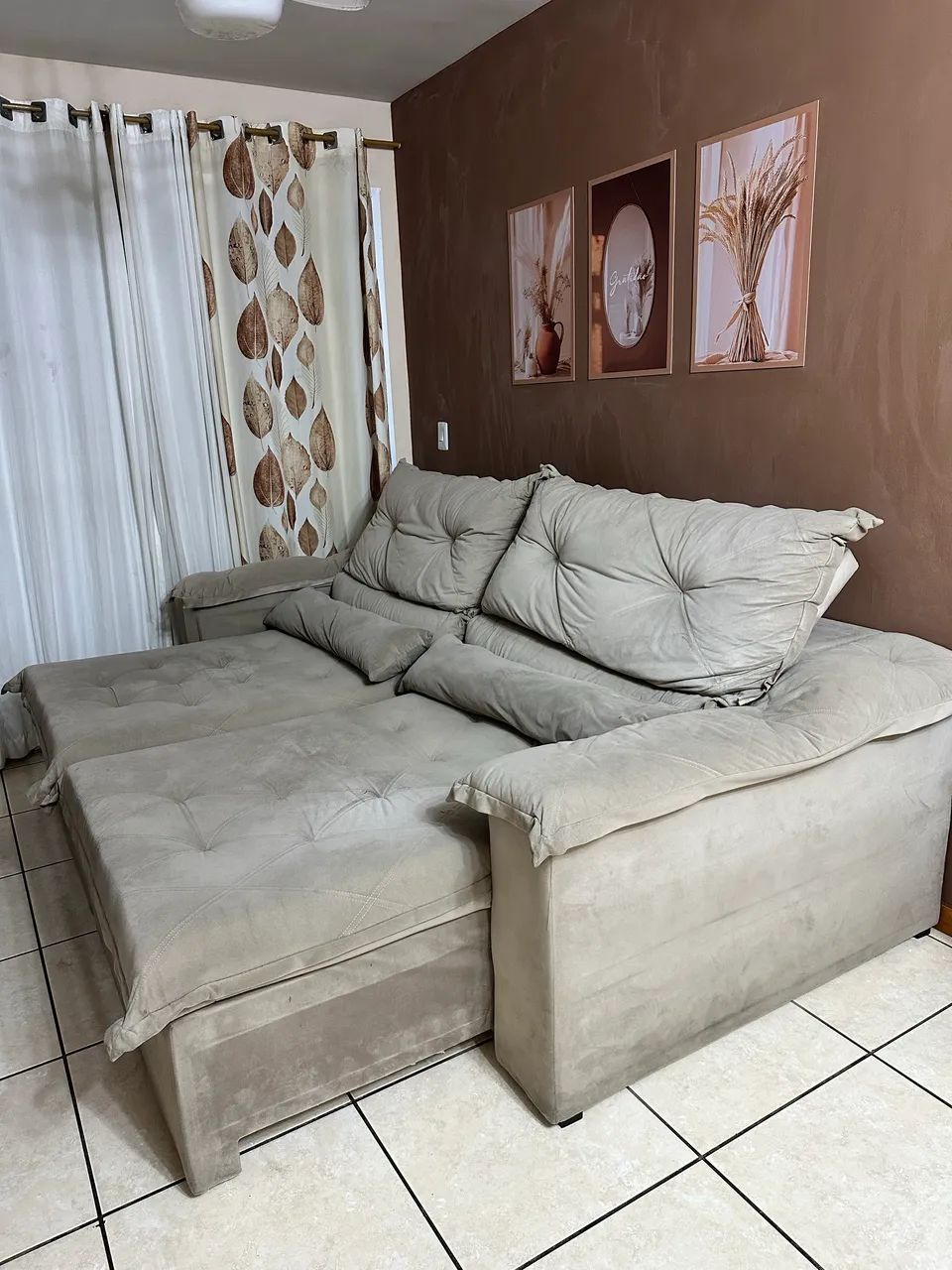 Sofá 4 lugares retrátil - Foto 2