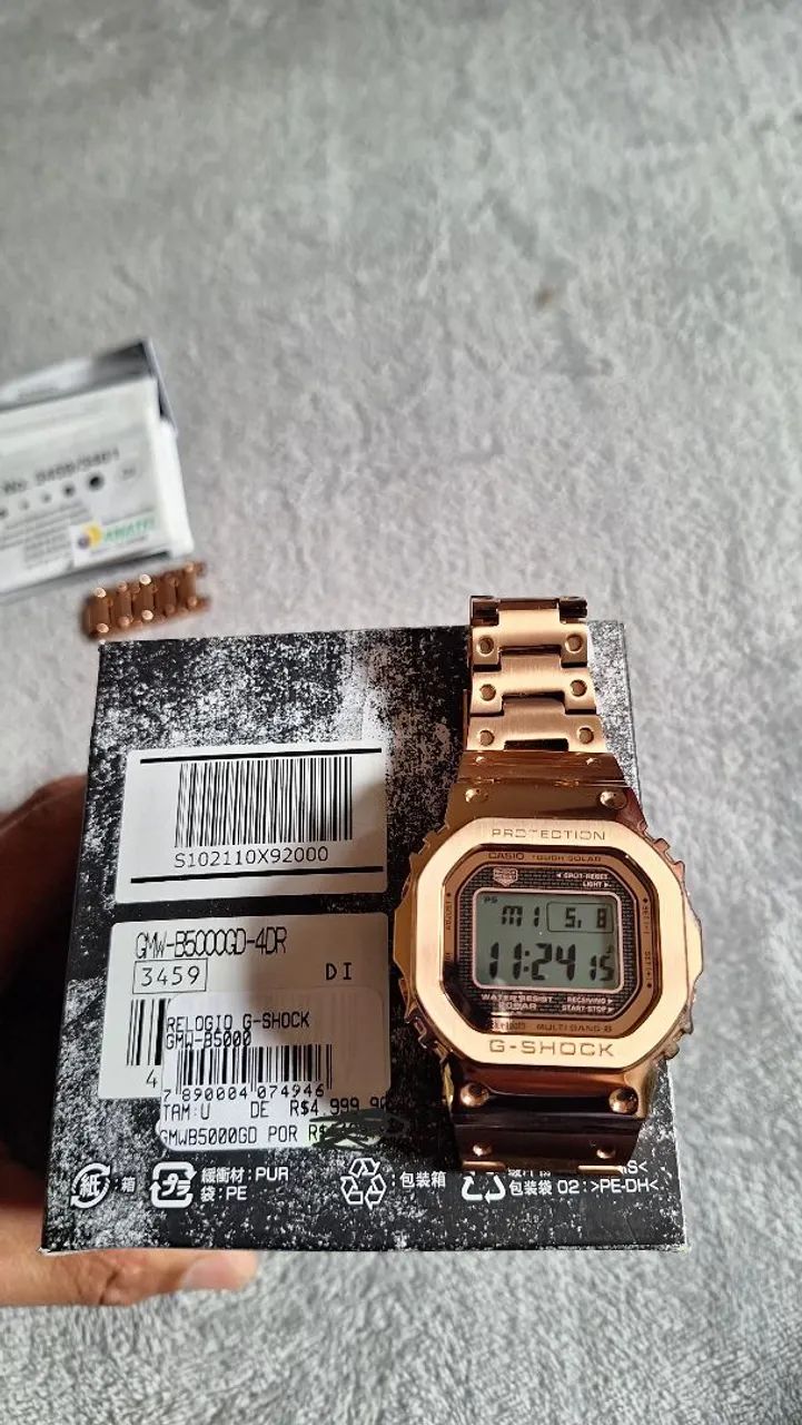 Casio g-shock Gmw-b5000gd-4dr tough solar 