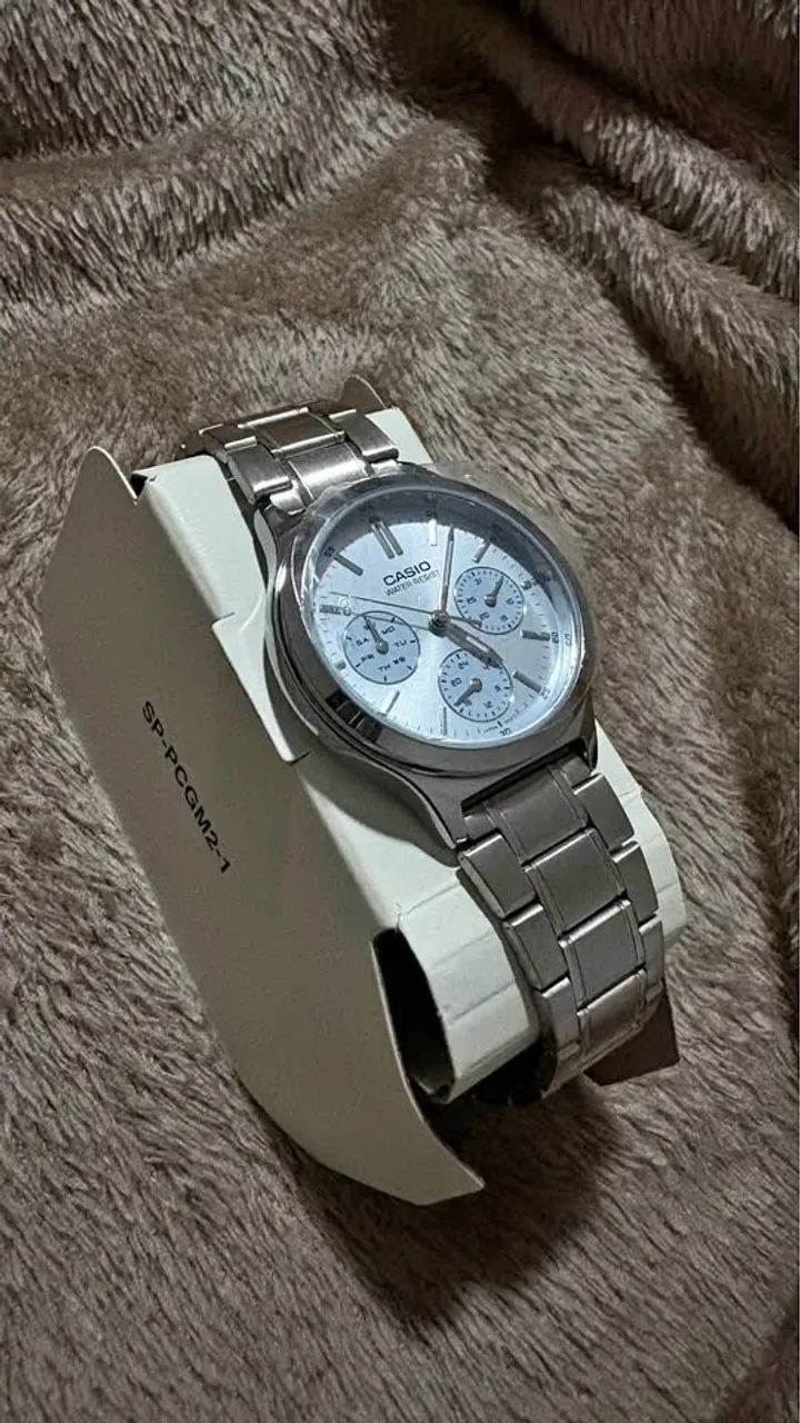 RELÓGIO CASIO ORIGINAL - PRATA