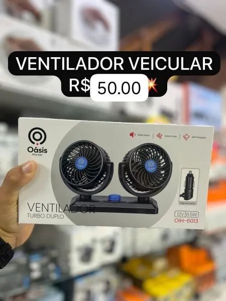 Ventilador Portátil Veicular