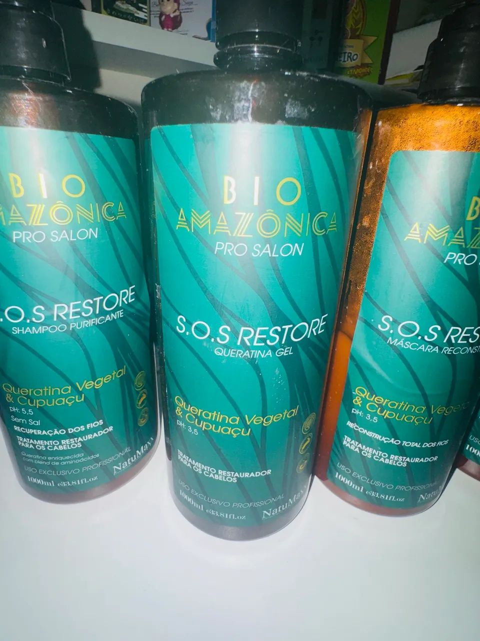 Linha profissional orgânico pra cabelo