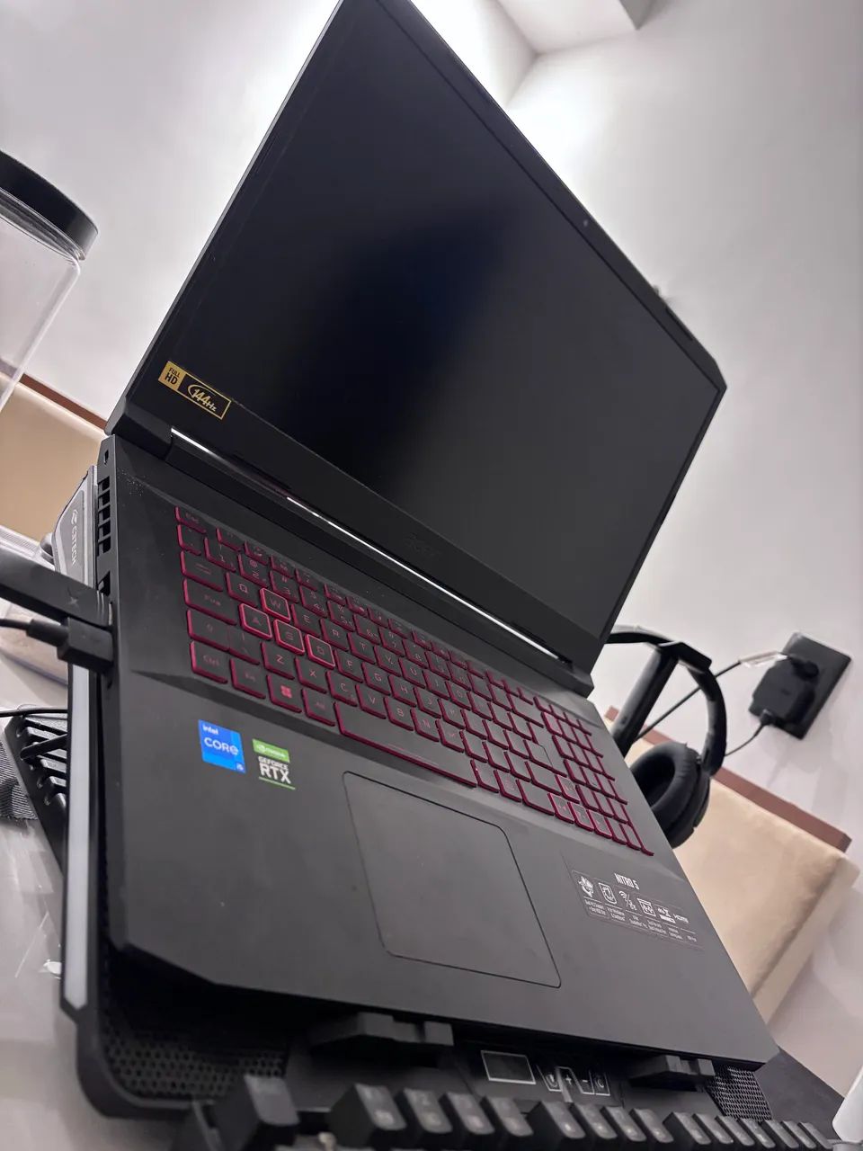 Notebook Gamer Acer Nitro 5 Intel Core i5, 16GB, 1Tb SSD, RTX 3050, 17.3 Polegadas. - Foto 3