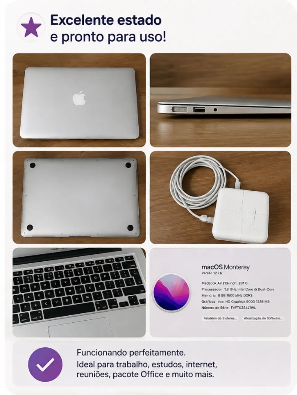 Macbook Air 13" 2017 - Foto 2