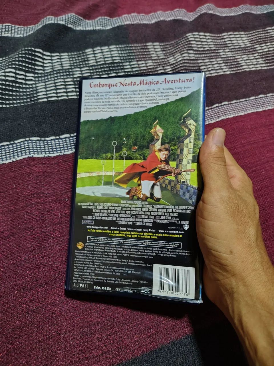 Vhs Harry potter e a pedra filosal raro  - Foto 6
