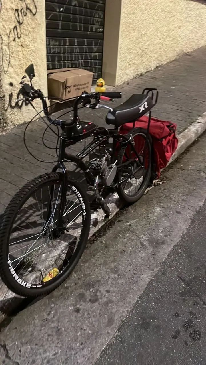 VENDO BICICLETA MOTORIZADA COM NOTA FISCAL - Foto 2
