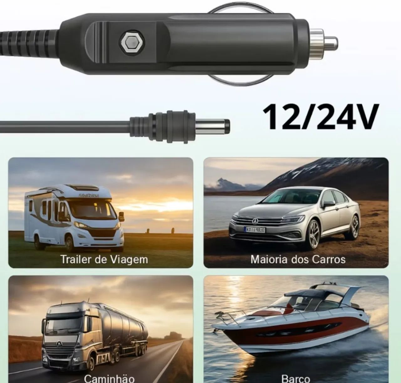Cabo Veicular Starlink Mini (12V/24V) - Alta Qualidade e Sem Quedas.  - Foto 3