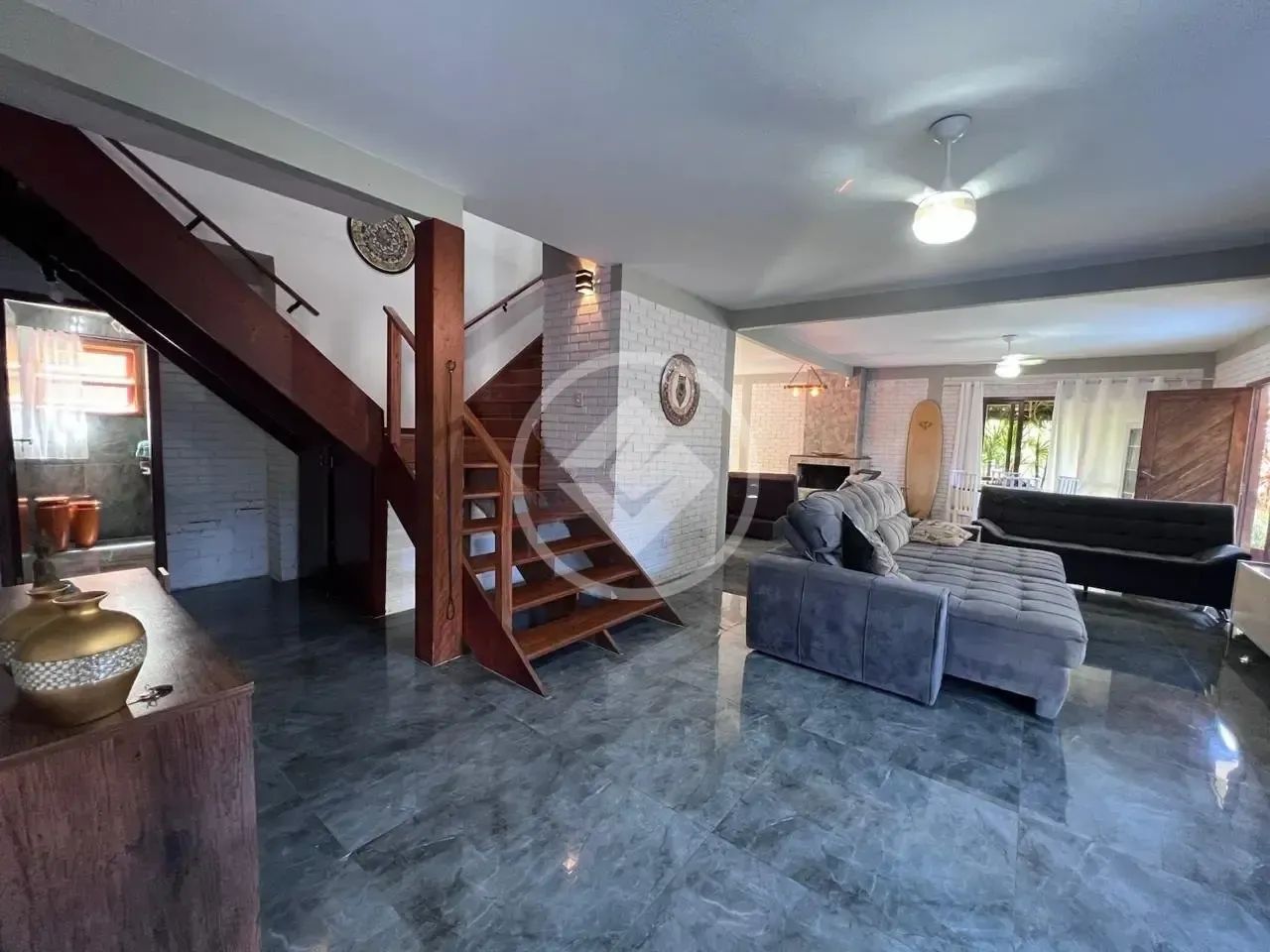 Casa com Vista para Mar, Jardim, Edícula e Campo de Futebol codigo: 307858 - Foto 4