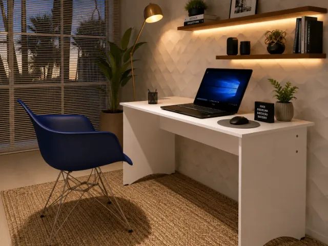 Mesa Top Best Work. Em MDF: Medidas L120cm x P70cm x A74cm