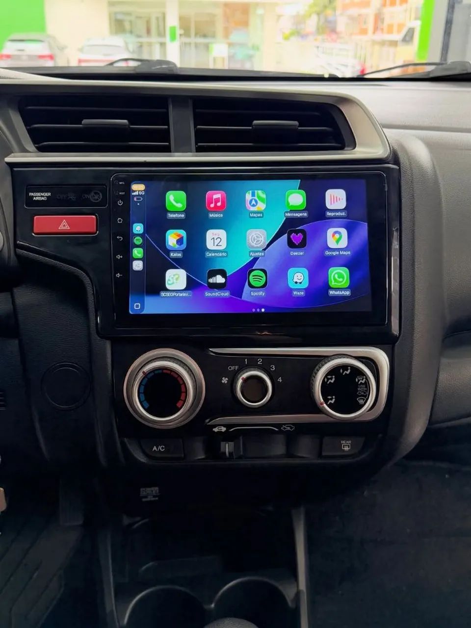 Multimídia Android Carplay sem fio Android auto Honda Fit 9 polegadas  - Foto 2