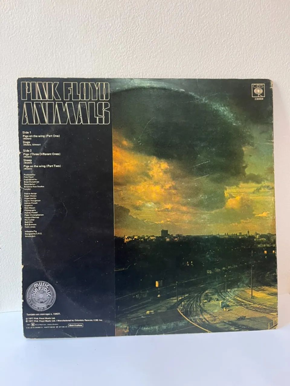 Disco de Vinil Lp Vinil Pink Floyd - Animals 1977 Nacional - Foto 2