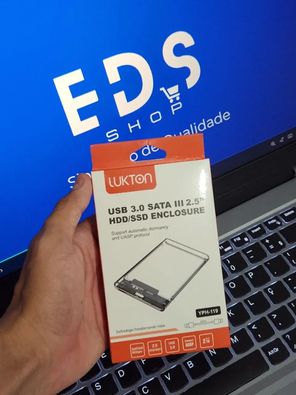 Case para HD/SSD Externo 2.5" Alta Velocidade - Foto 2