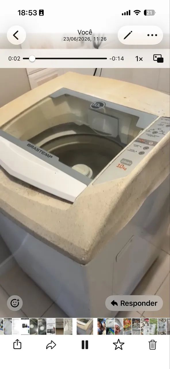 Máquina de lavar roupa