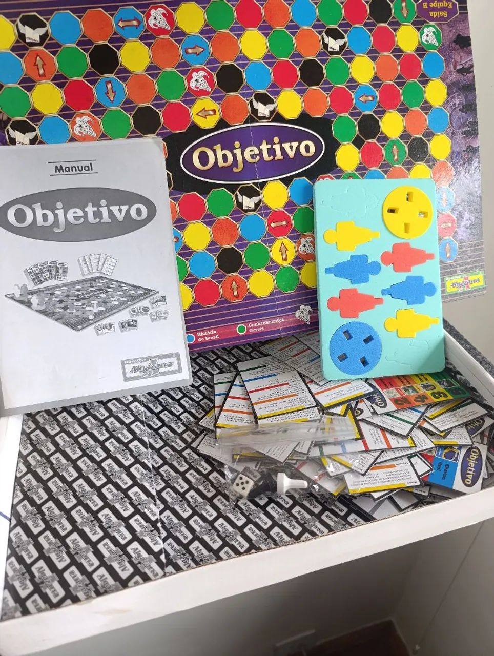 Jogo de Tabuleiro Objetivo (anos 90)