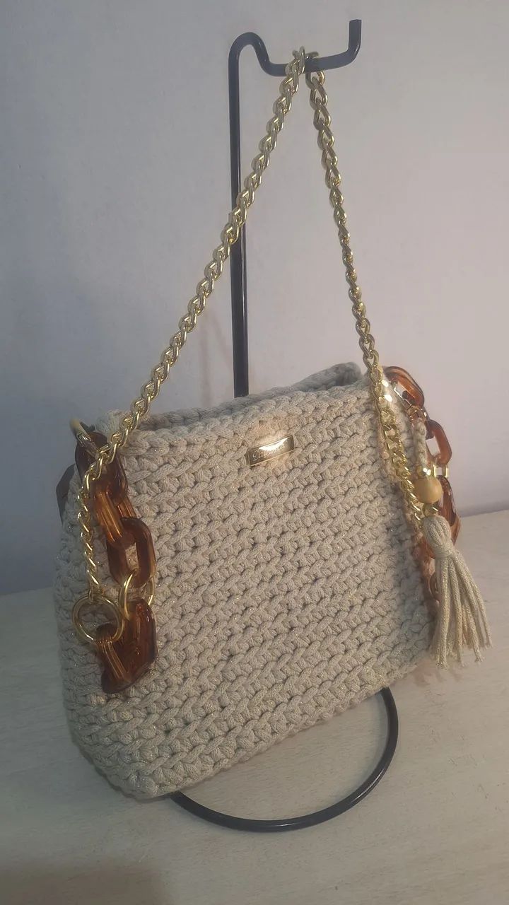 Bolsa de crochê  - Foto 2