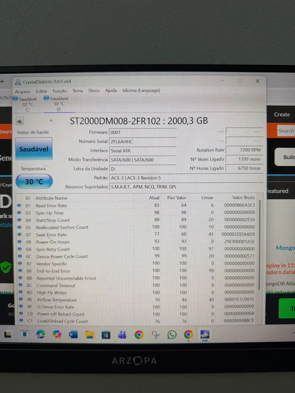 HD 2TB SATA 65713029199489120
