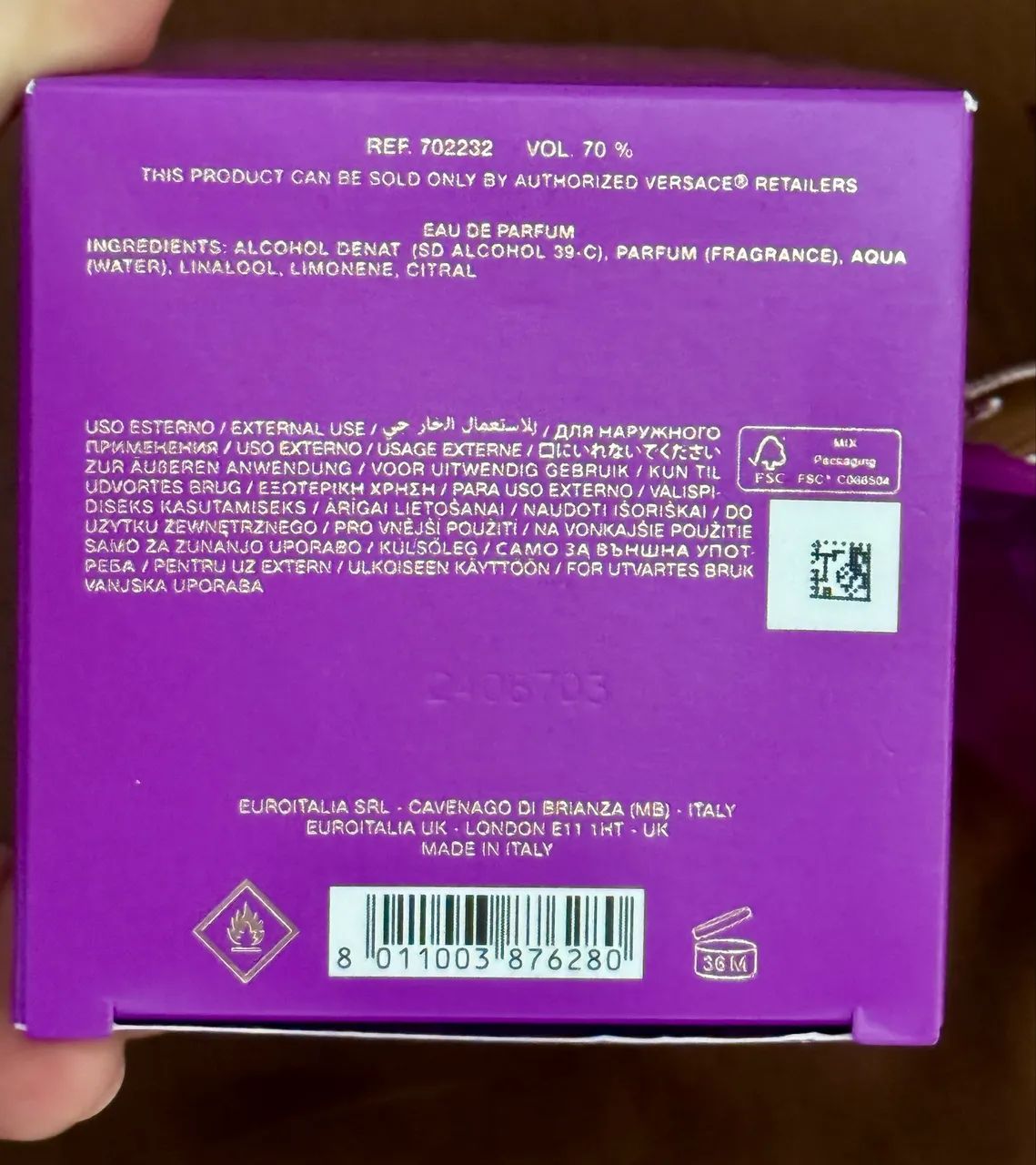 Perfume Versace Dylan Purple 100ml - Foto 2