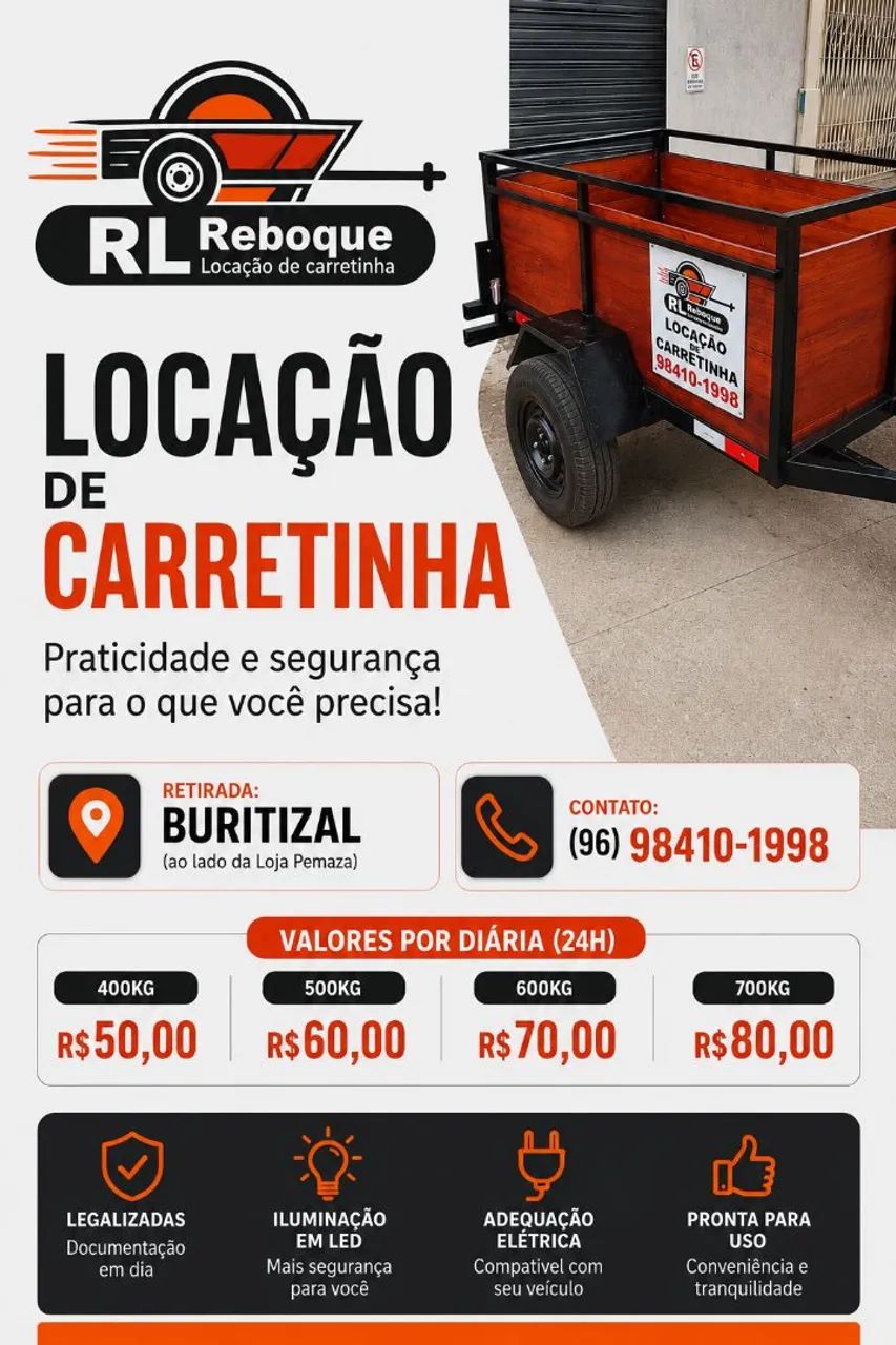 Aluguel de carretinha - Foto 2