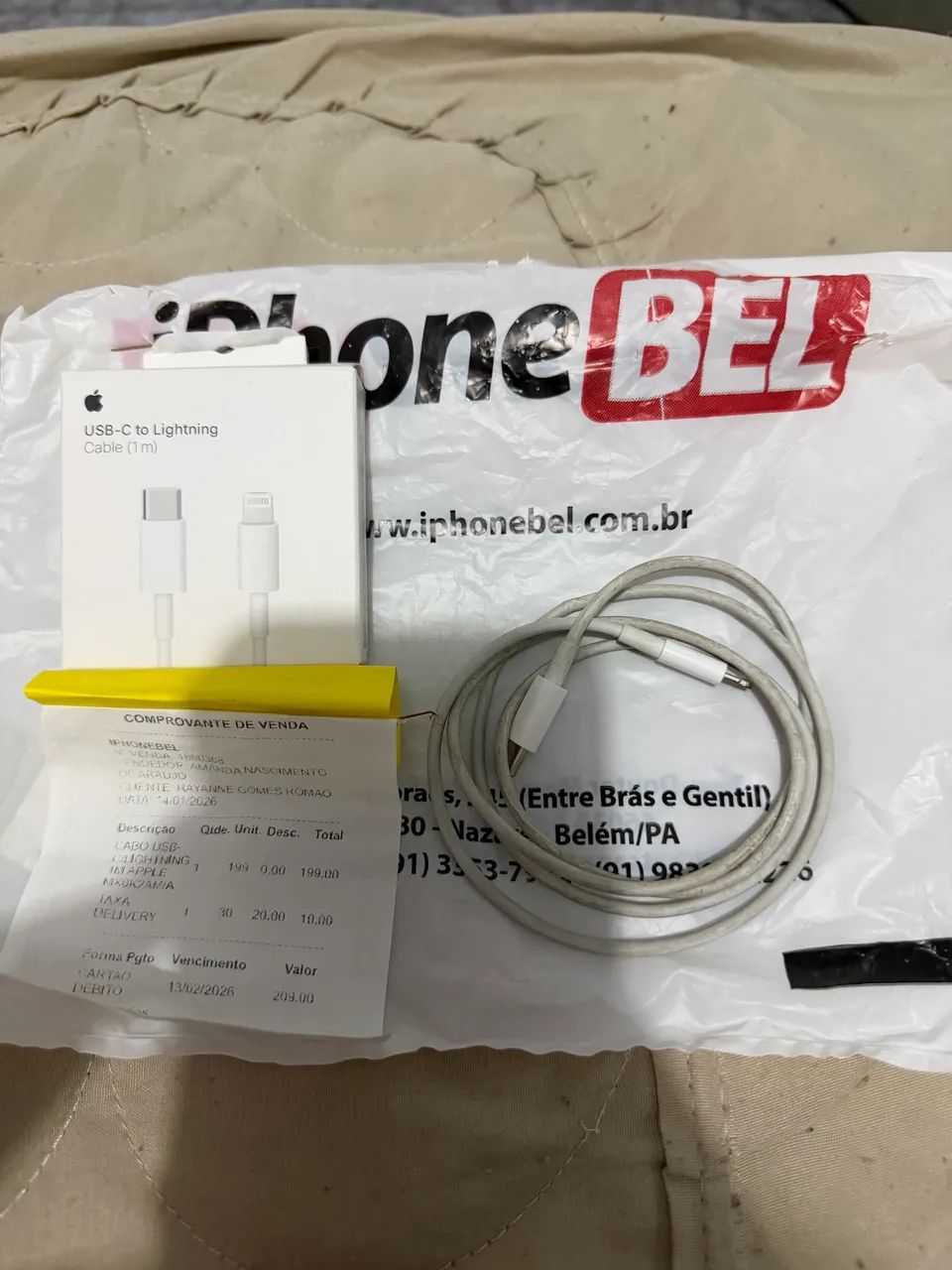 Cabo iPhone para todos os celulares abaixo do 14 !  - Foto 3