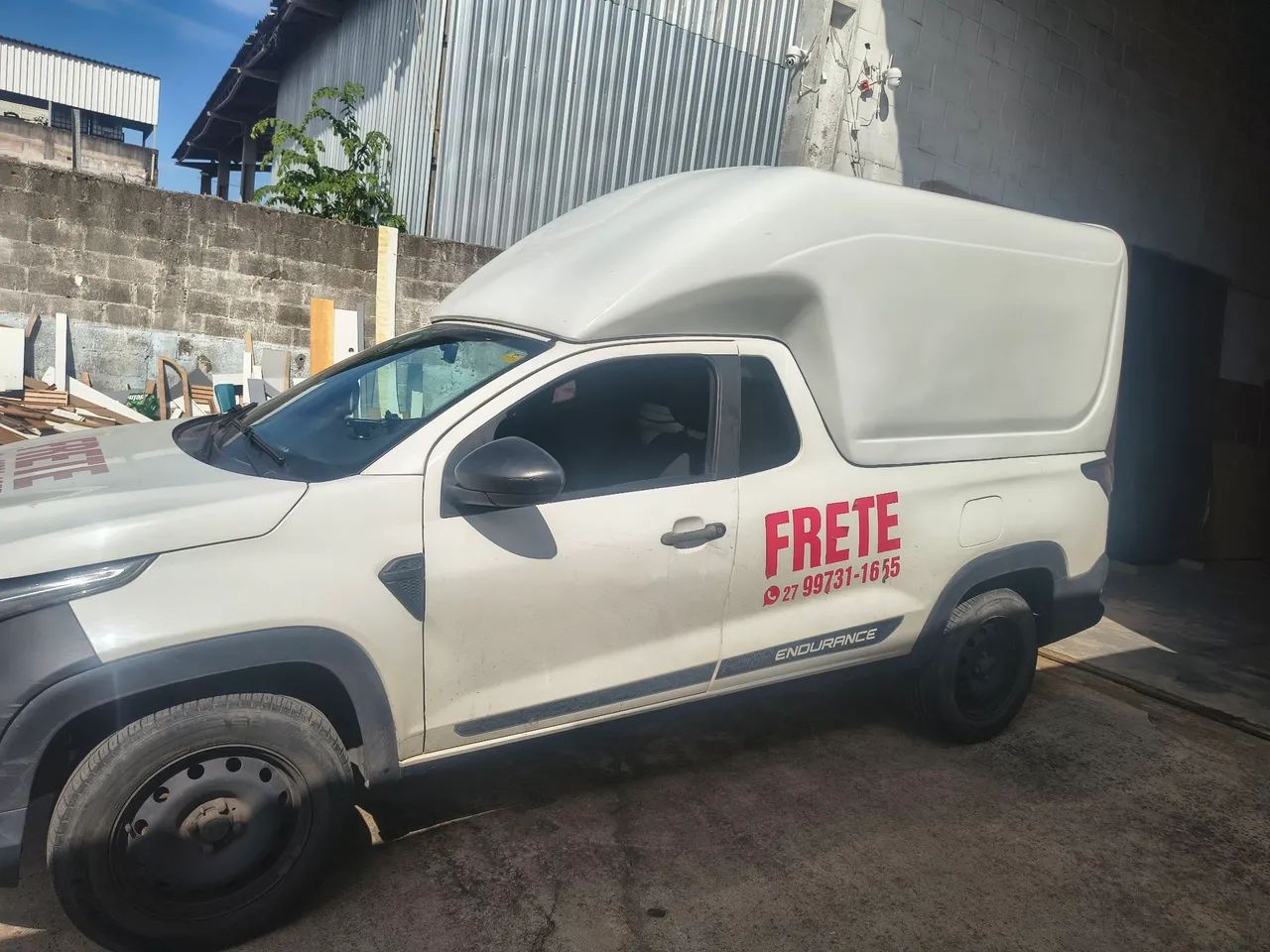 Capota de fibra para Fiat Strada 2020 em diante. - Foto 3