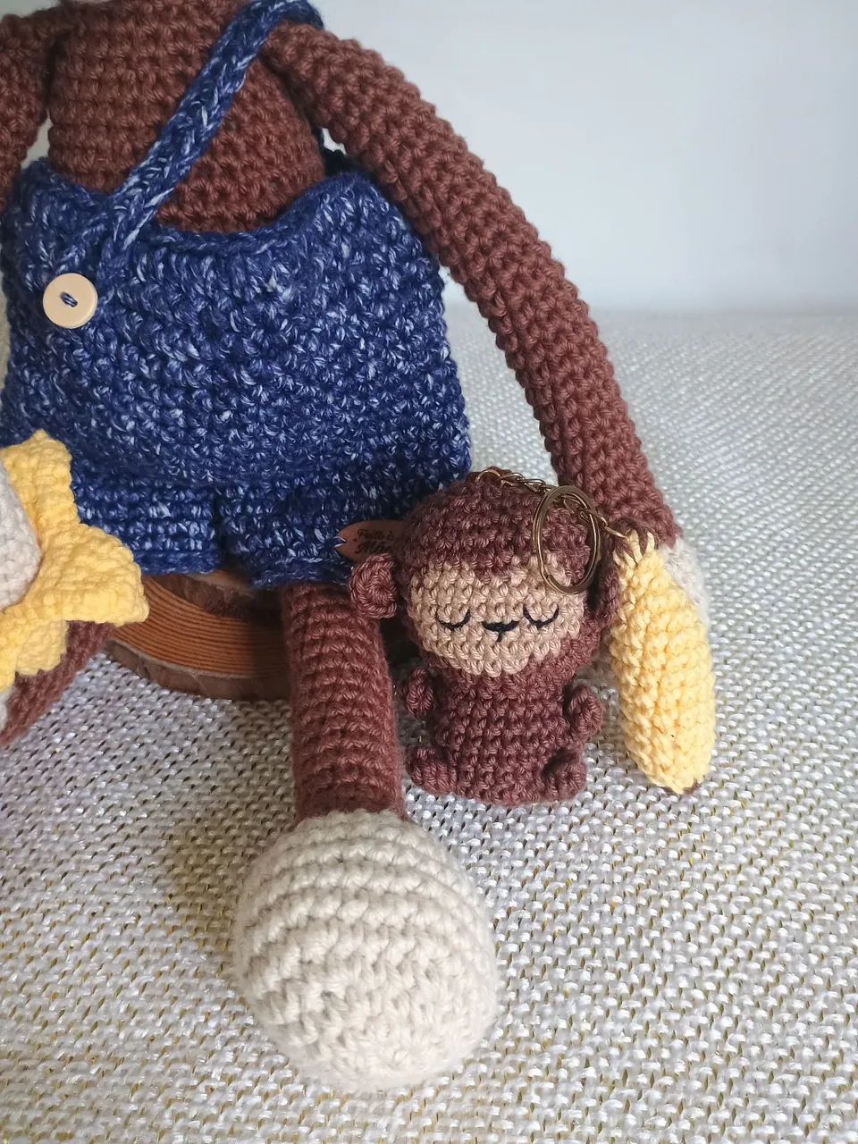 Macaco 40cm em amigurumi  - Foto 4