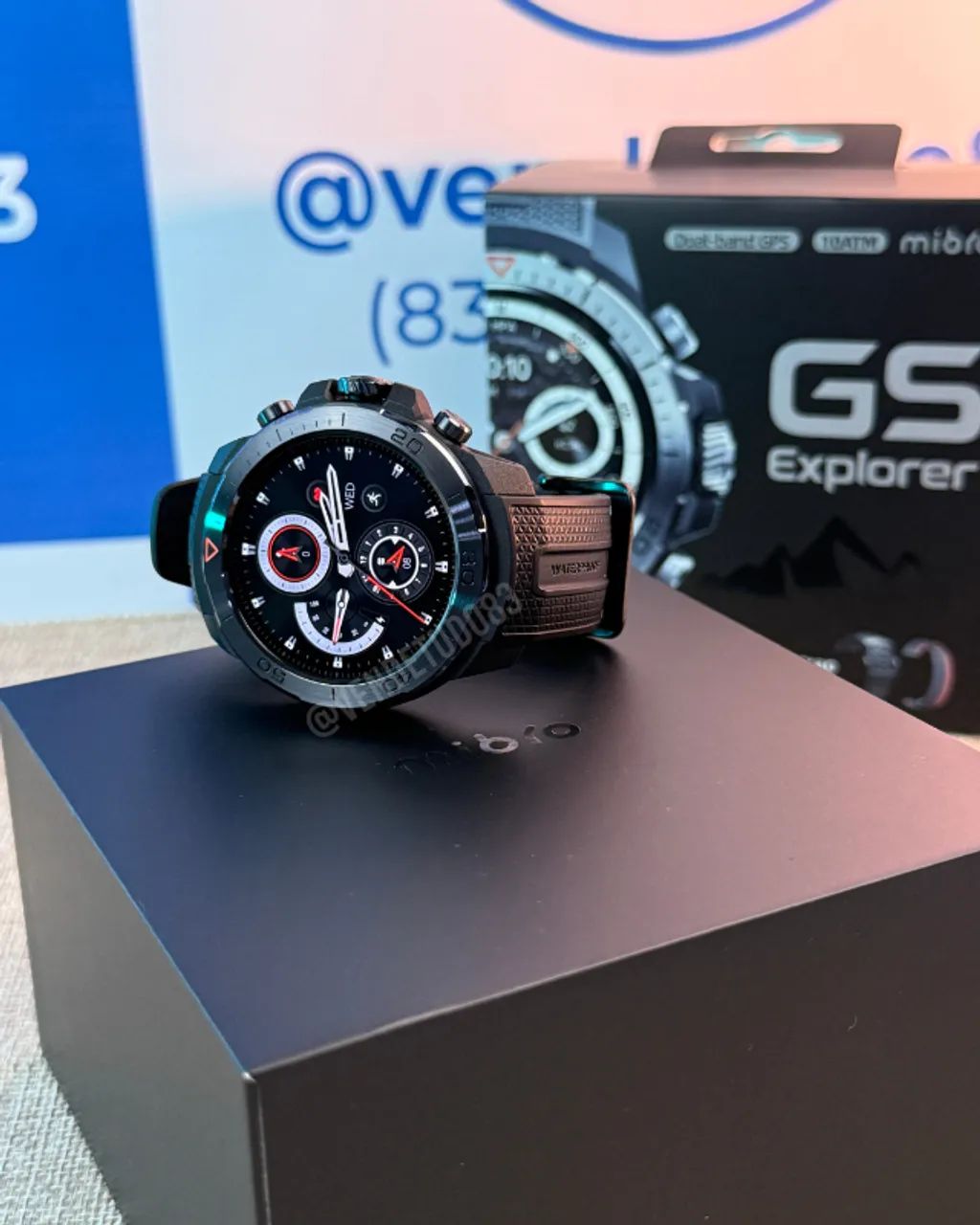?  Smartwtach Mibro GS Explorer Gps a prova dágua  - Foto 5