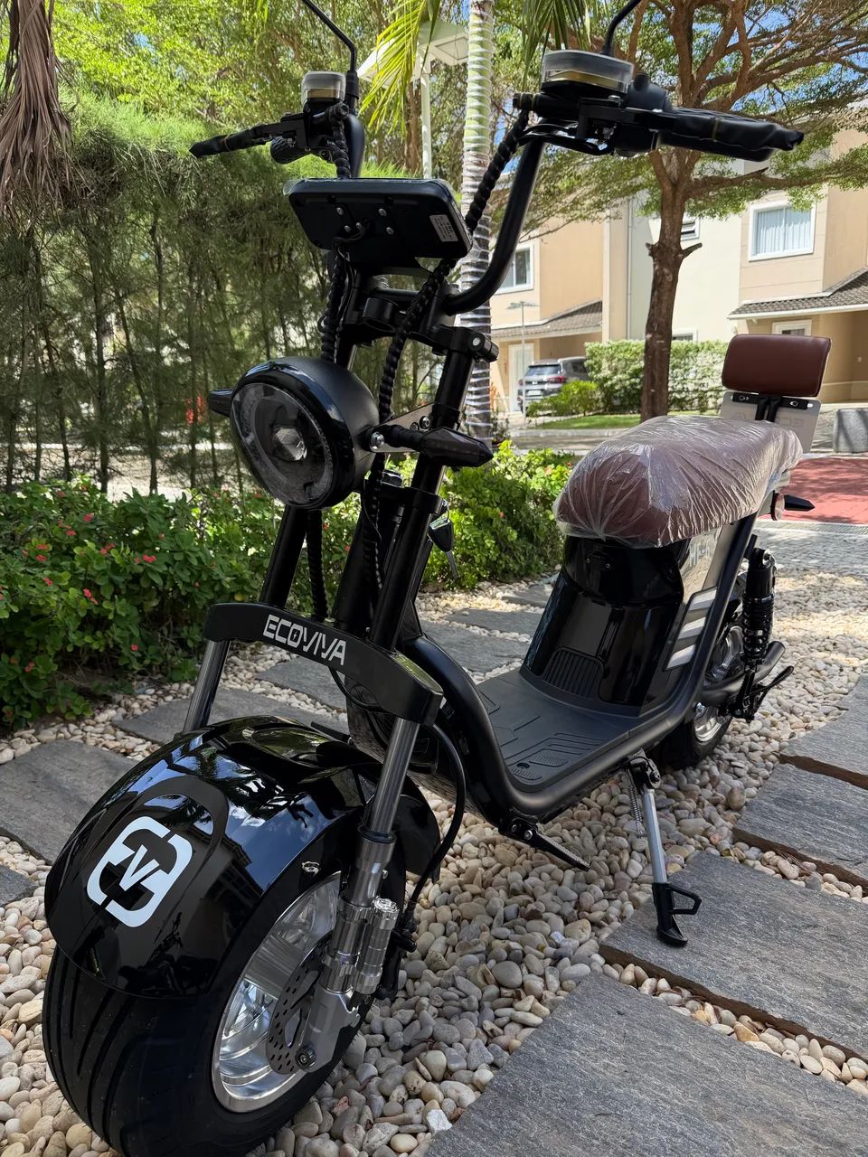 Scooter elétrica HE6  1000w pneu largo  - Foto 5