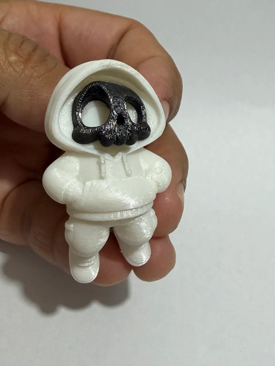 Chaveiro crânio caveira urbano em 3D - Foto 5