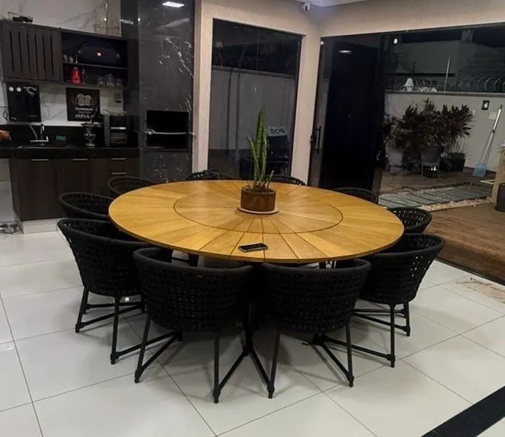 Mesa com Centro Giratório - Foto 2