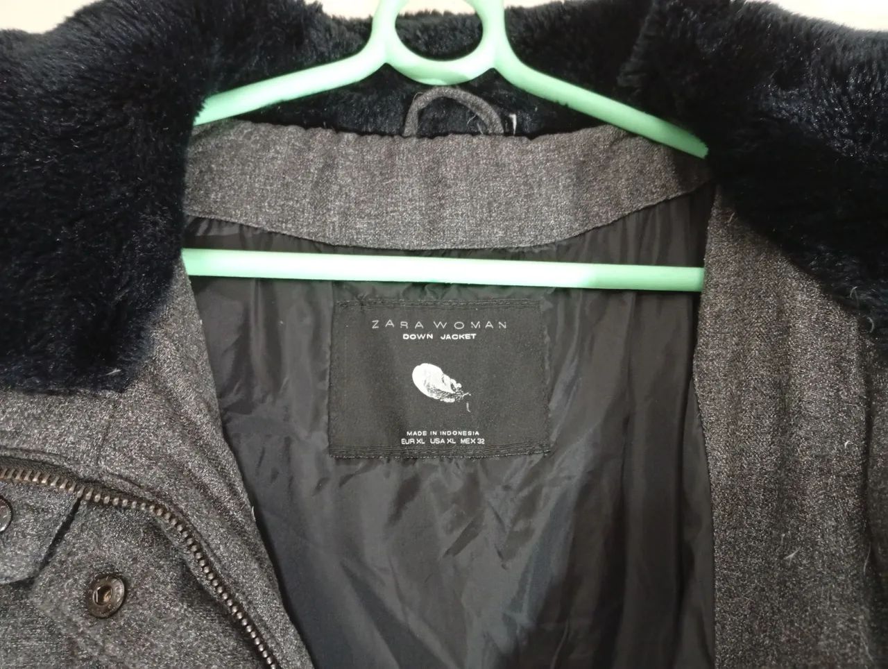 Jaqueta Puffer/Acolchoado ZARA  - Foto 4