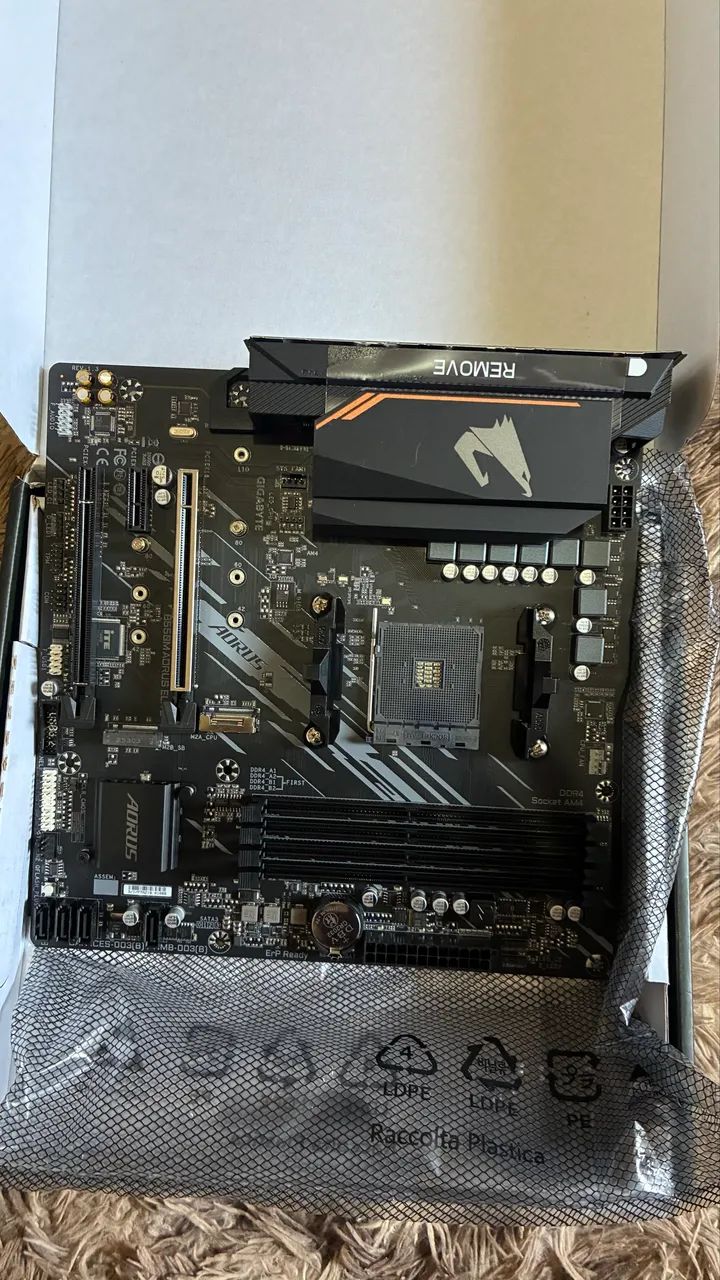 placa mãe aorus elite b550  - Foto 3