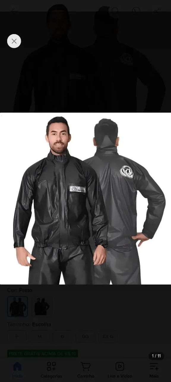 Capa de chuva Moto  - Foto 2